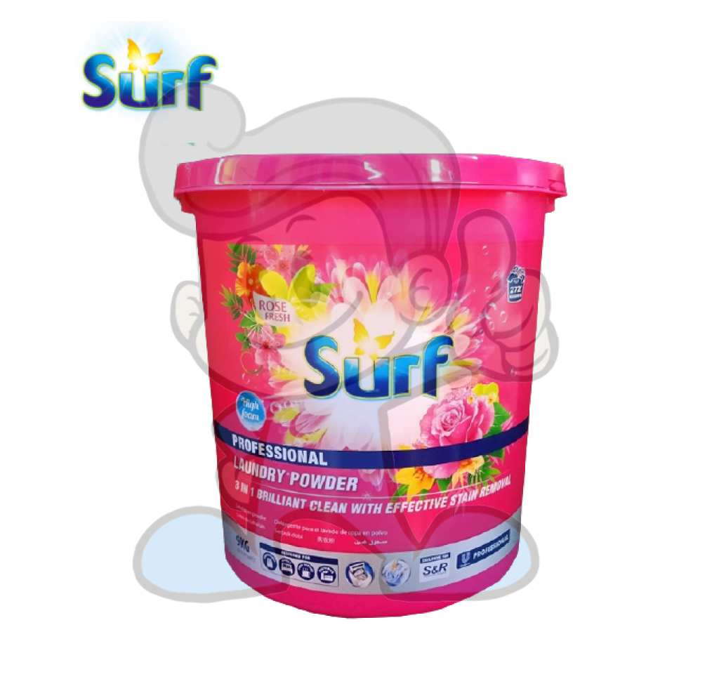 Surf Professional Rose Fresh Laundry Powder 9Kg Household Supplies