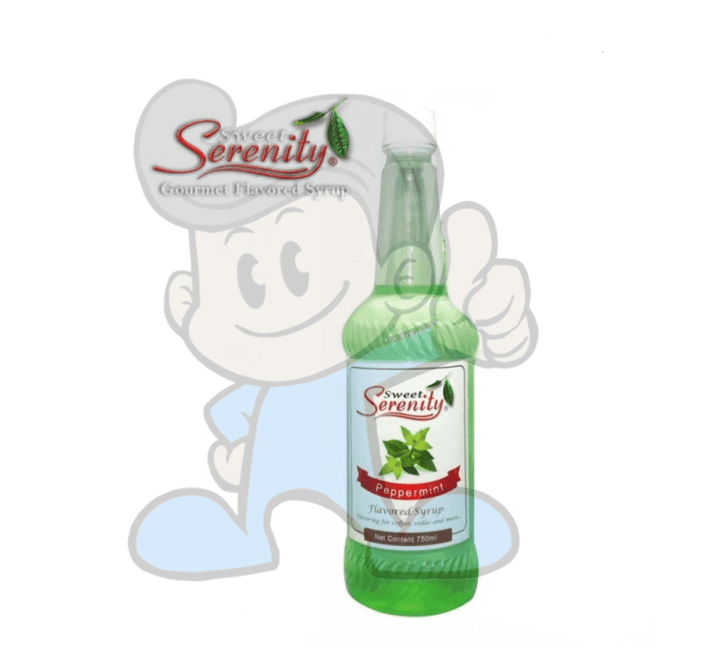 Sweet Serenity Peppermint Flavored Syrup 750Ml Groceries