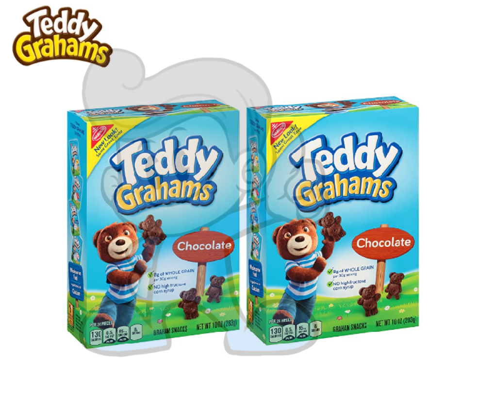 Teddy Grahams Chocolate Graham Snacks (2 X 283 G) Groceries