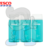 Tesco Essentials Shower Gel Lightly Fragranced (3 X 250 Ml) Beauty