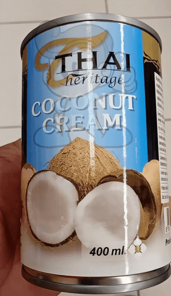 Thai Heritage Coconut Cream (2 X 400 Ml) Groceries