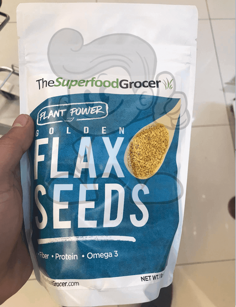 The Superfood Grocer Golden Flax Seeds 1Lb. Groceries