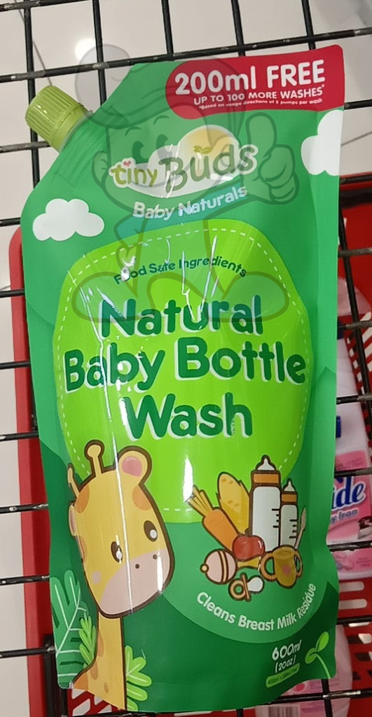 Tiny Buds Natural Baby Bottle Wash (2 X 600 Ml) Mother &