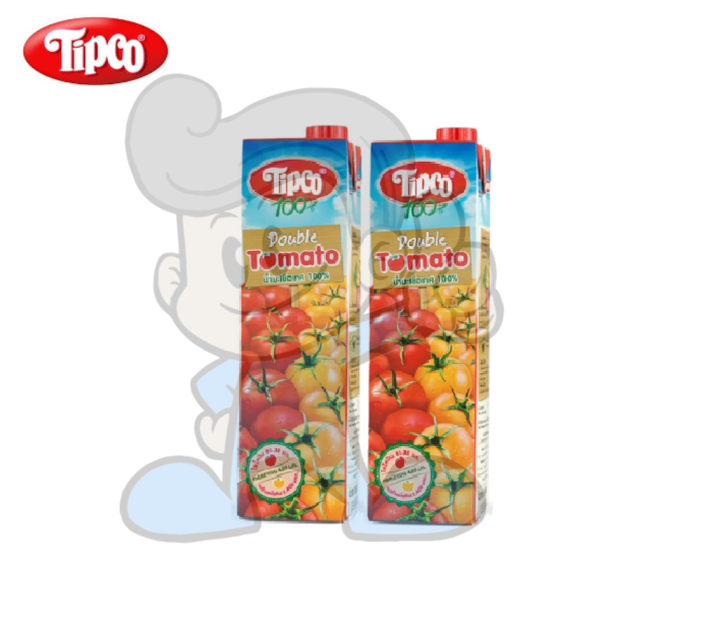 Tipco Double Tomato 100% Juice (2 X 1 L) Groceries