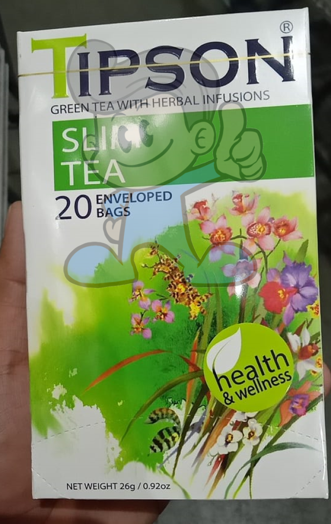 Tipson Green Tea with Herbal Infusions Slim Tea (2 x 20's) – TinderoBoy