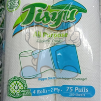 Tisyu All Purpose Kitchen Towel 2-Ply (2 X 4S) Household Supplies