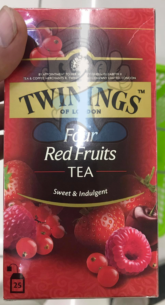 Twinings Of London Four Red Fruits Tea 25 Bags Groceries