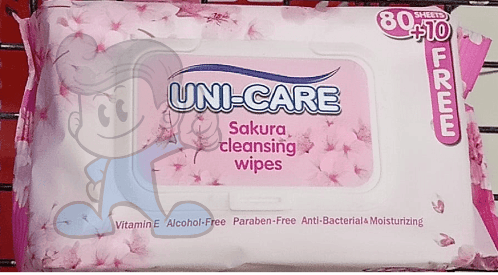Uni Care Sakura Cleansing Wipes (2 X 90S) Mother & Baby
