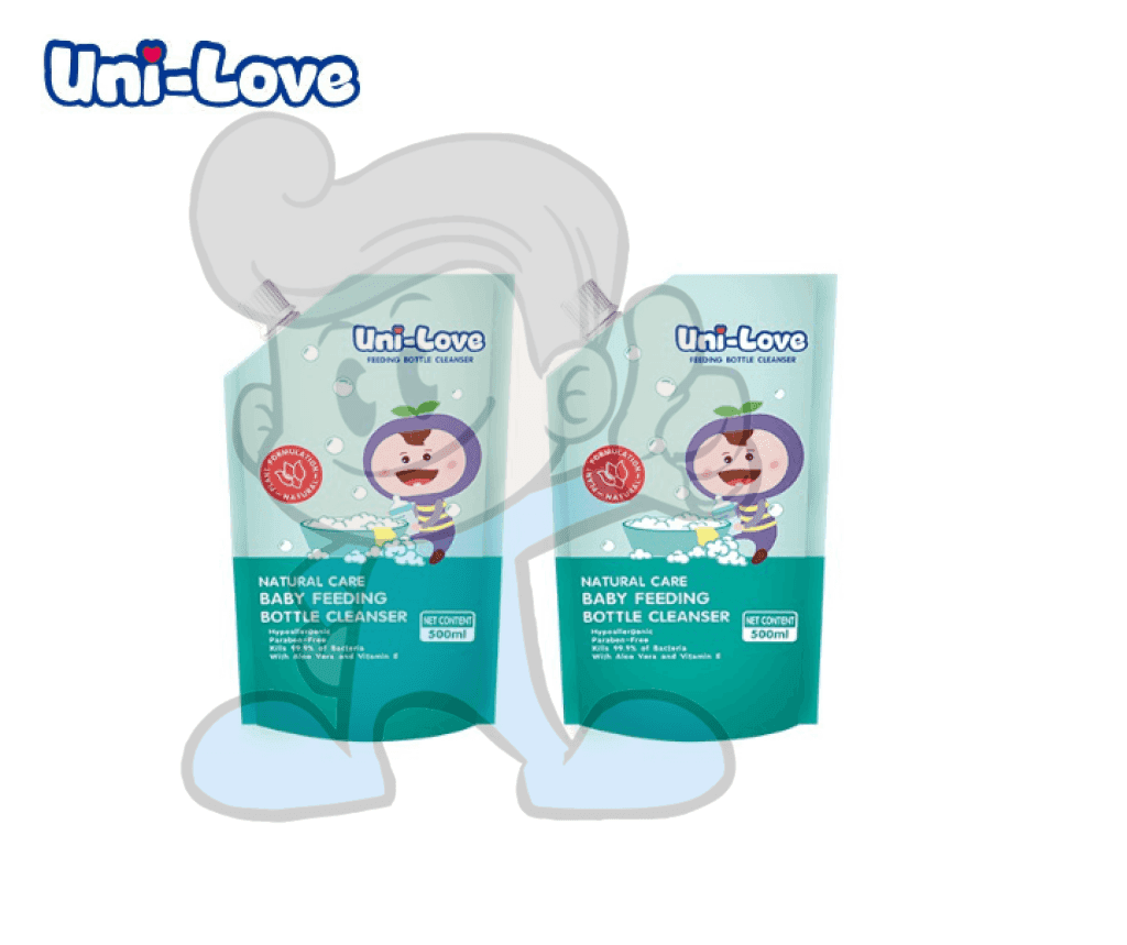 Uni-Love Natural Care Baby Feeding Bottle Cleanser (2 X 500 Ml) Mother &