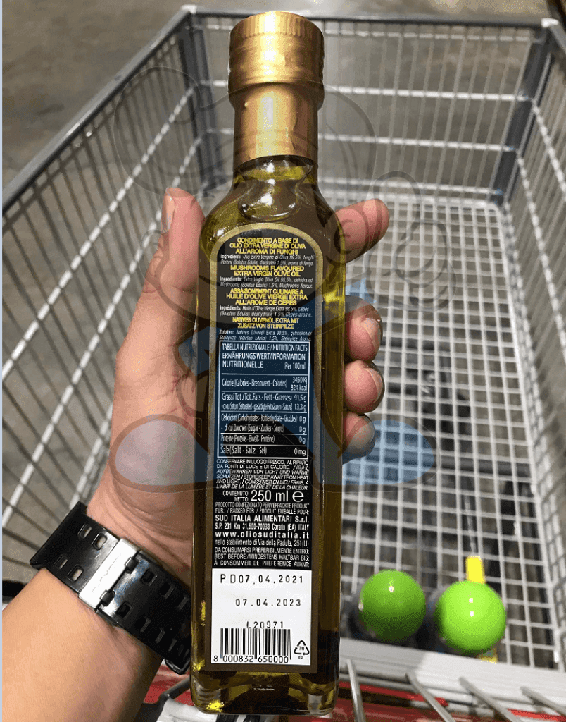 Villa Vinci Extra Virgin Olive Oil Mushroom Flavor (2 X 250Ml) Groceries