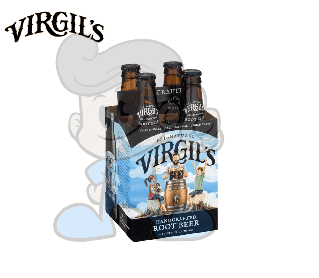 Virgils Handcrafted Root Beer (4 X 12 Oz) Groceries