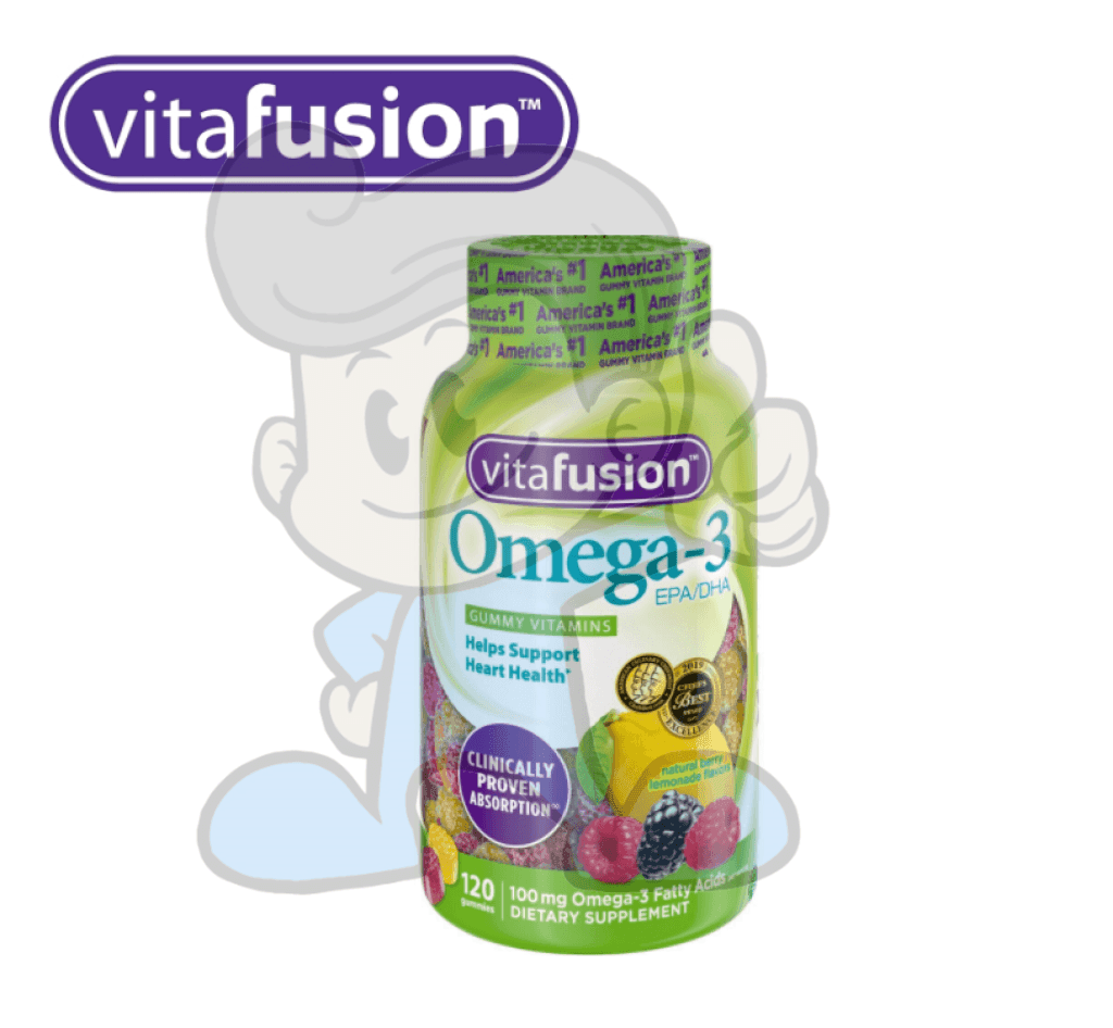 Vitafusion Omega 3 Gummies 120 Count Health