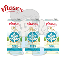 Vitasoy Plus Soy Milky Flavor Drink (3 X 1L) Groceries