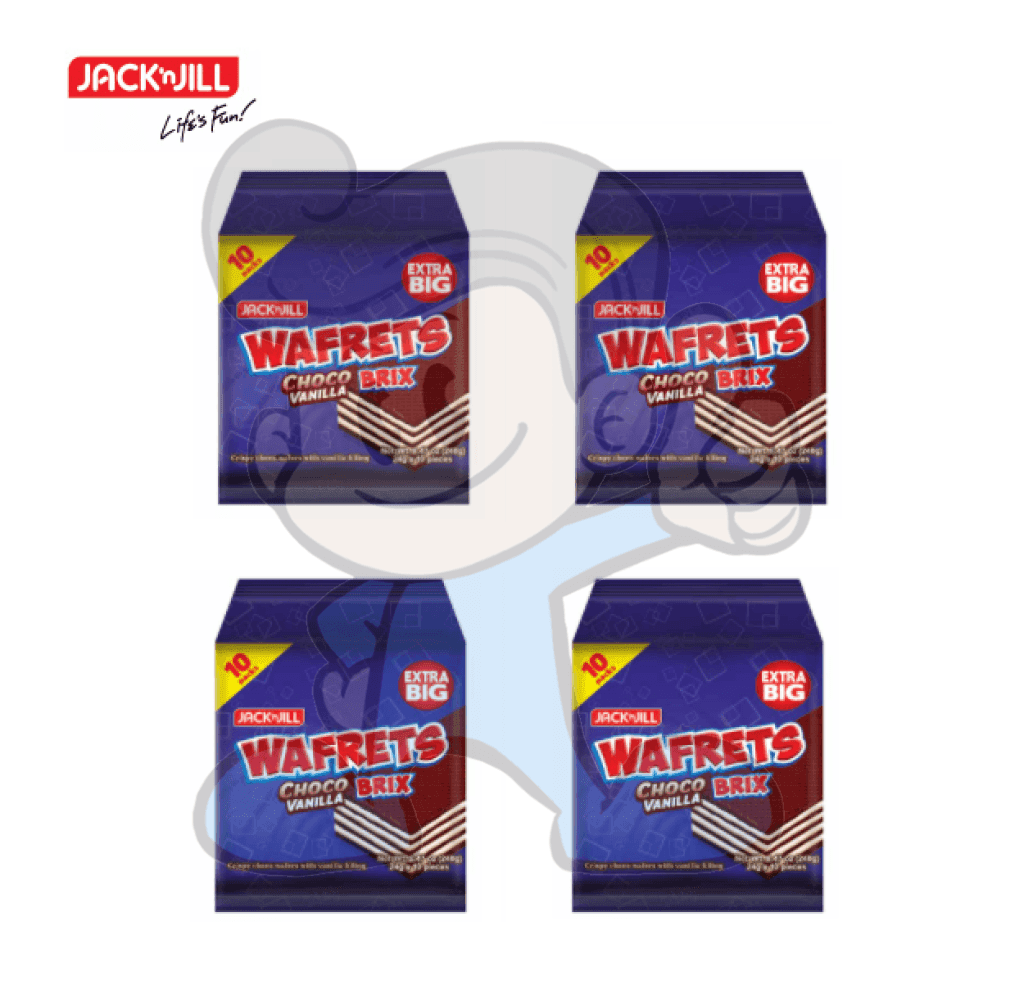 Wafrets Brix Choco Vanilla Pack Of 4 (4 X 240G) Groceries