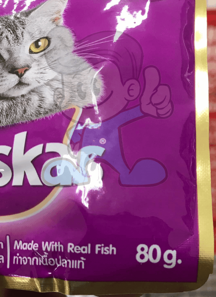 Whiskas Cat Food Ocean Fish Flavor (6 X 80 G) Pet Supplies