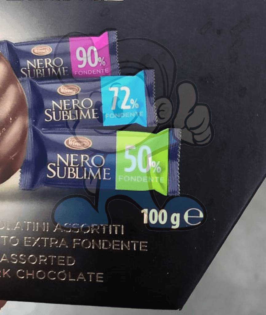 Witors Nero Sublime Assorted Fine Extra Dark Chocolate Pralines 100G Groceries