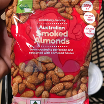 Woolworths Australian Smoked Almonds 200G Groceries