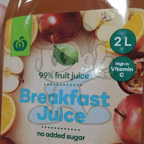 Woolworths Breakfast Juice (2 X 2L) Groceries