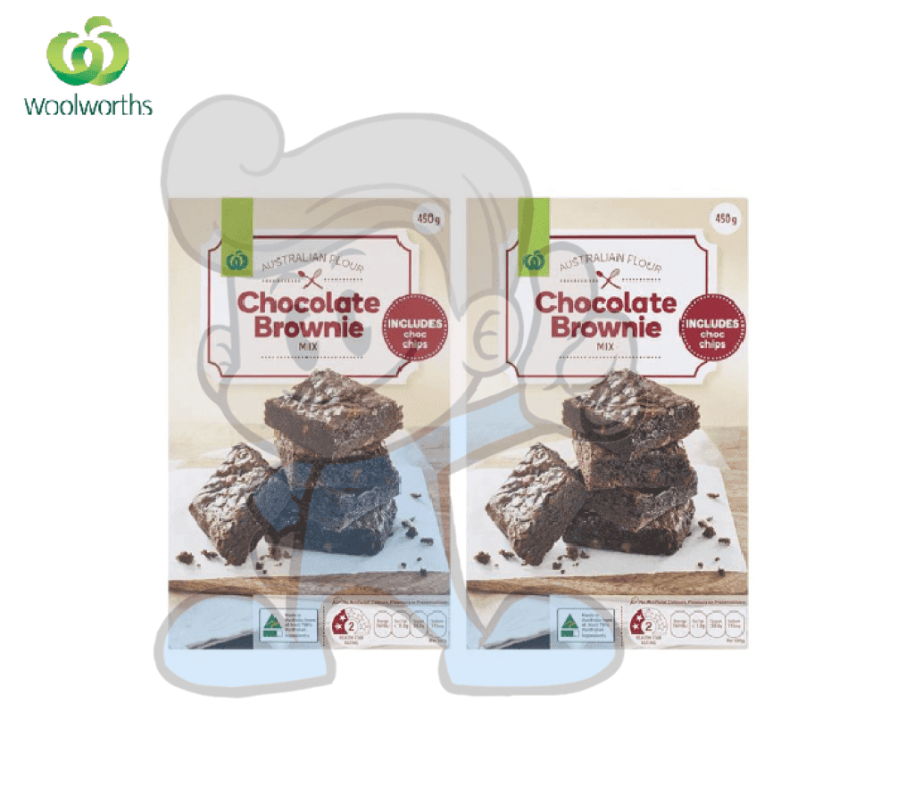 Woolworths Chocolate Brownie Mix (2 X 450 G) Groceries