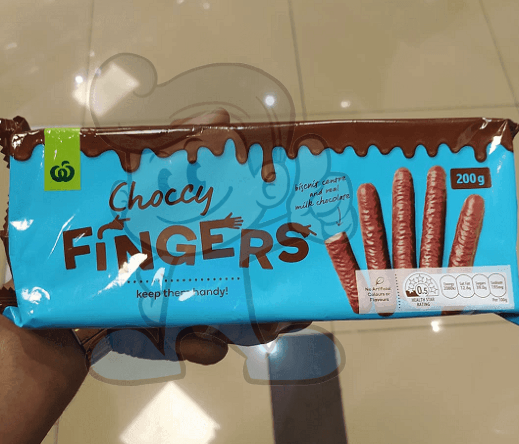 Woolworths Chocolate Fingers Biscuit (2 X 200G) Groceries