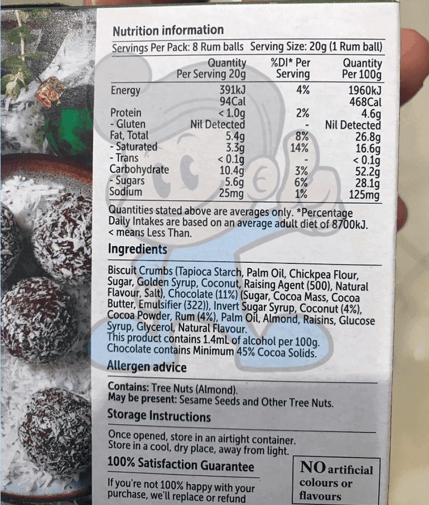 Woolworths Chocolate Rumballs (2 X 160G) Groceries