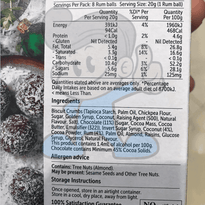 Woolworths Chocolate Rumballs (2 X 160G) Groceries
