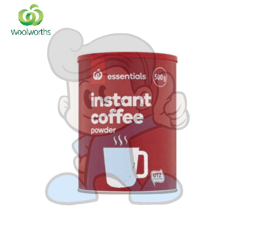 Woolworths Essentials Instant Coffee Powder 500G Groceries