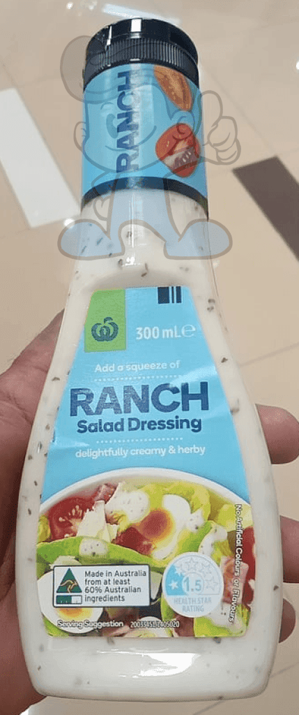 Woolworths Ranch Salad Dressing (2 X 300Ml) Groceries