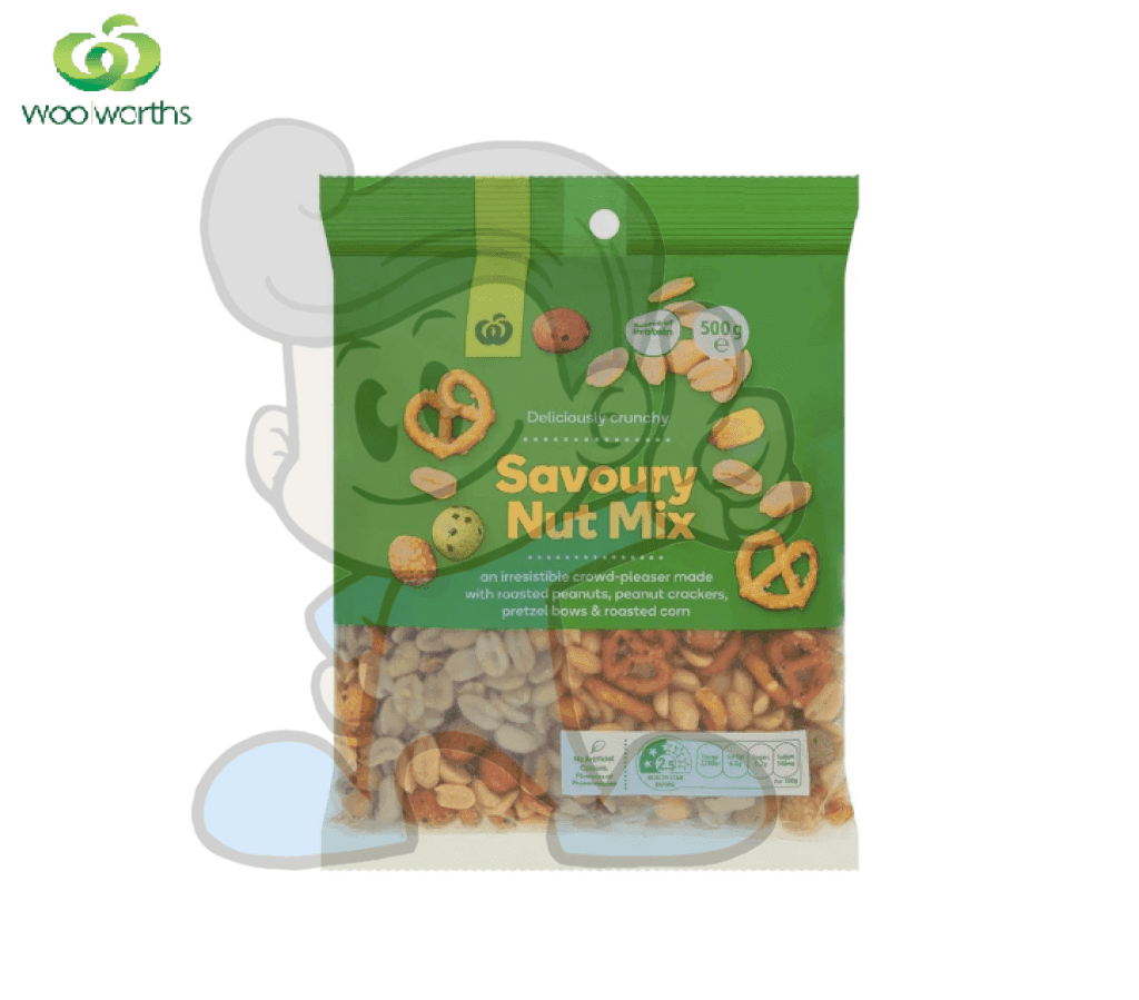 Woolworths Savoury Nut Mix 500G Groceries