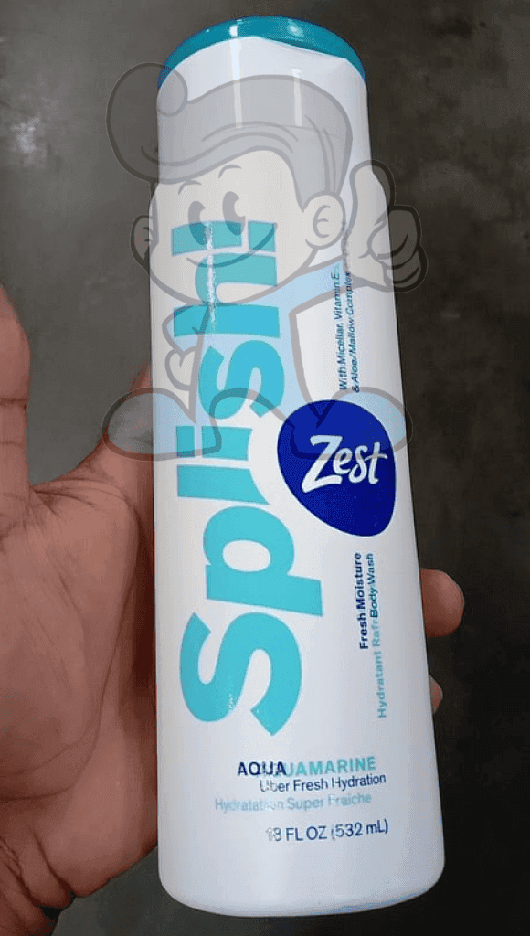 Zest Splish! Aquamarine Fresh Moisture Body Wash (2 X 532 Ml) Beauty